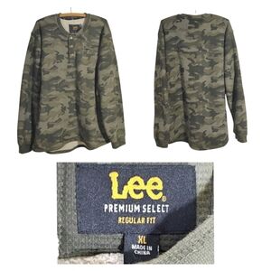 Lee Men's Camouflage Crewneck Sweater